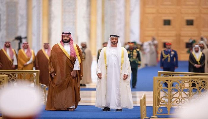 الشيخ محمد بن زايد آل نهيان والأمير محمد بن سلمان