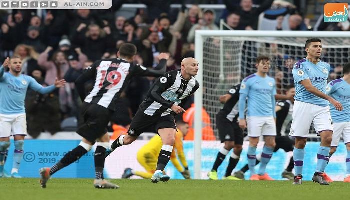 نيوكاسل ضد مانشستر سيتي