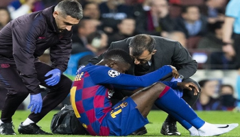 عثمان ديمبلي جناح برشلونة