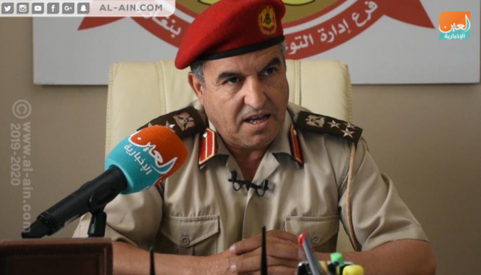 العميد خالد المحجوب مدير إدارة التوجيه المعنوي بالجيش الوطني الليبي