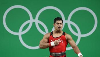 بطل رفع الأثقال المصري محمد إيهاب