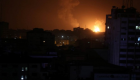 قصف إسرائيلي على غزة بعد إطلاق 3 صواريخ من القطاع