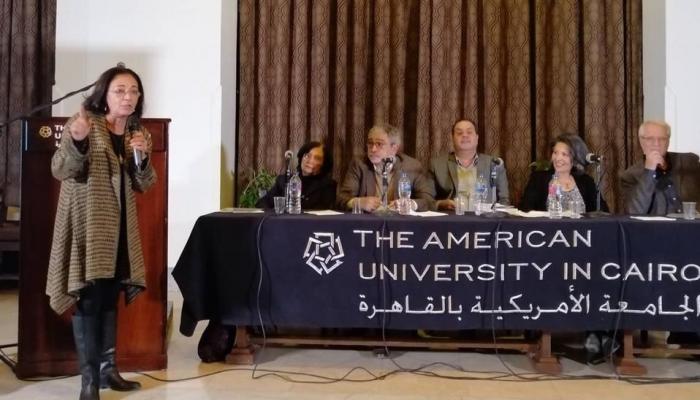 جانب من فعاليات احتفال مركز دراسات الترجمة بالجامعة الأمريكية بالقاهرة