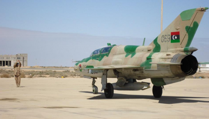 طائرة تابعة لسلاح الجو الليبي