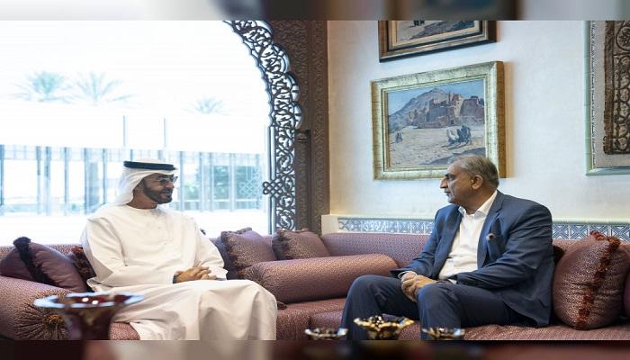 الشيخ محمد بن زايد آل نهيان وقائد الجيش الباكستاني