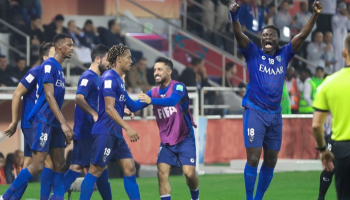 فرحة الهلال بالفوز على الترجي