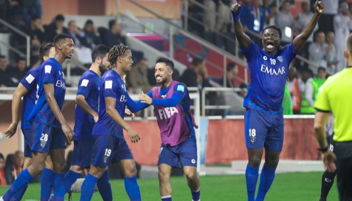 فرحة الهلال بالفوز على الترجي