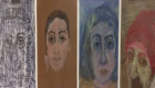 تشكيلية مصرية تقيم أول معرض للوحاتها في عمر الـ60