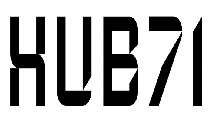 شعار منصة Hub71 العالمية للتكنولوجيا