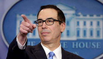 وزير الخزانة الأمريكي ستيفن منوشين