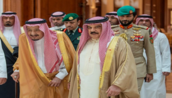 خادم الحرمين الشريفين والعاهل البحريني - أرشيفية