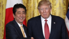 الرئيس الياباني يعلن دعمه لسياسة ترامب تجاه كوريا الشمالية