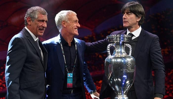 لوف مع مدربي فرنسا والبرتغال