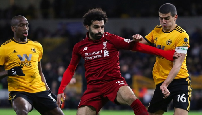 صلاح ينهي 2019 أساسيا أمام ولفرهامبتون