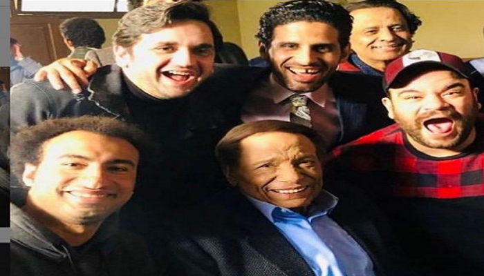 نجوم مسرح مصر مع الفنان عادل إمام