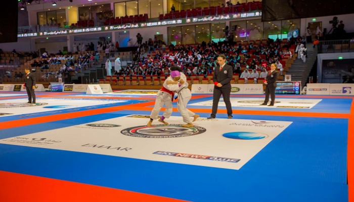 من منافسات الجوجيتسو في الإمارات