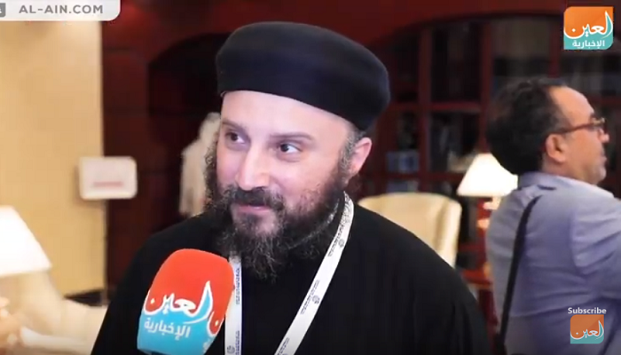 القس بيشوي فخري راعي كاتدرائية أبوظبي