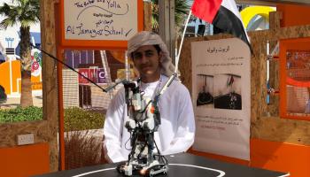الطفل الإماراتي خالد الشامسي