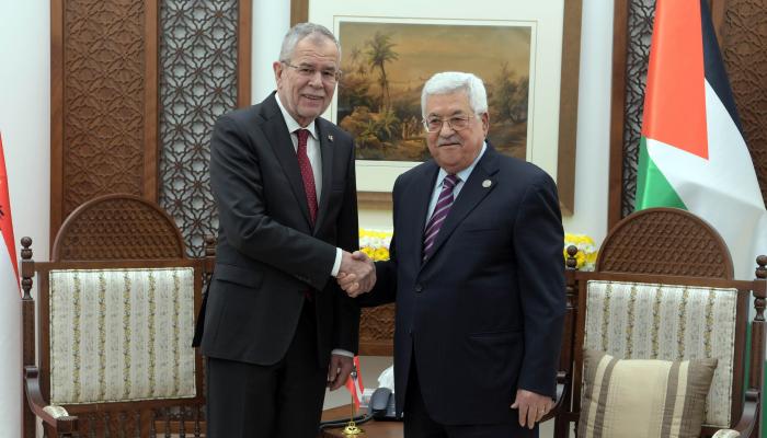 الرئيس الفلسطيني ونظيره النمساوي