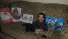 محمد الدلو.. شاب فلسطيني يقهر إعاقته بالفن ويطمح للعالمية بإصرار