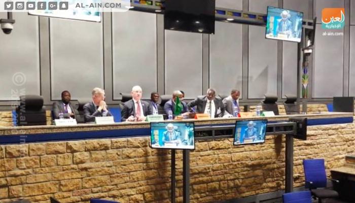 جانب من وقائع اجتماع مجلس السلم والأمن الأفريقي المنعقد بأديس أبابا