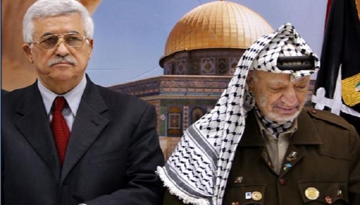 الرئيس الفلسطيني الراحل ياسر عرفات والرئيس الحالي محمود عباس  - أرشيفية