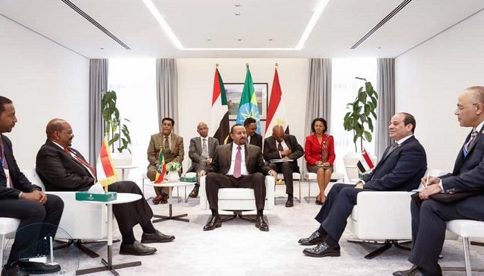 جانب من القمة المصرية السودانية الإثيوبية