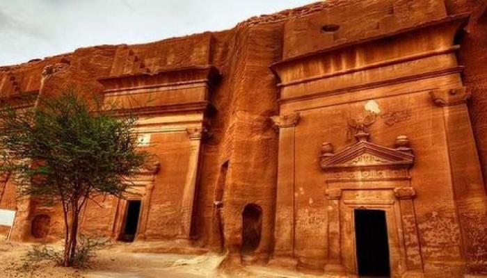 جانب من مدينة العلا بالسعودية
