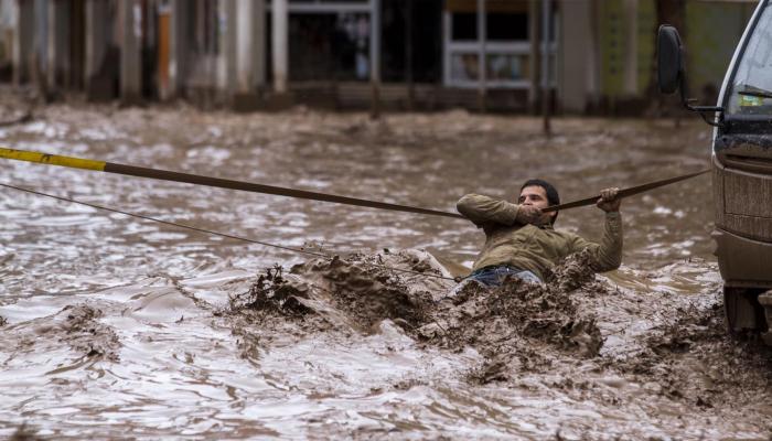 تشيلي شهدت فيضانات شديدة