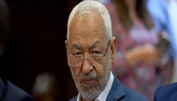 راشد الغنوشي رئيس حركة النهضة الإخوانية في تونس