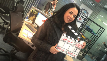 إيمي سمير غانم في كواليس المسلسل