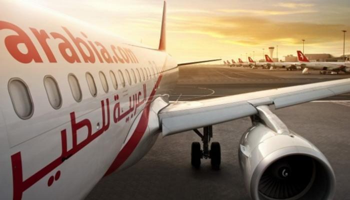 إحدى طائرات أسطول العربية للطيران