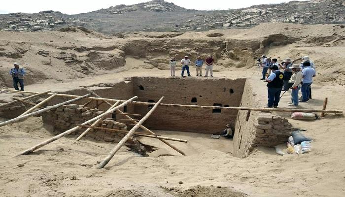 اكتشاف غرفة جنائزية في بيرو تعود لحضارة الإنكا