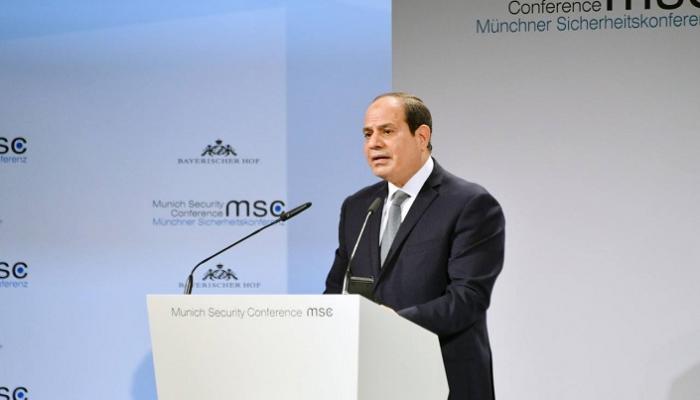 كلمة السيسي أمام مؤتمر ميونيخ للأمن