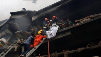 8 قتلى بحريق منطقة عشوائيات في بنجلاديش - أرشيفية