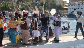 افتتاح مهرجان أسوان للفنون