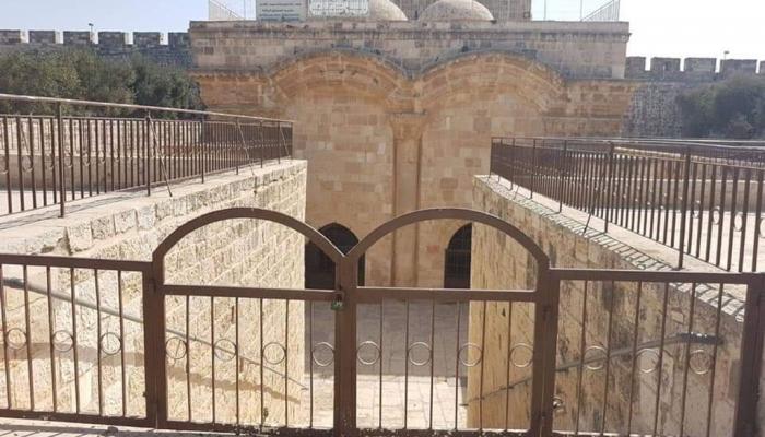 بوابة الرحمة بعد إزالة السلاسل الحديدية