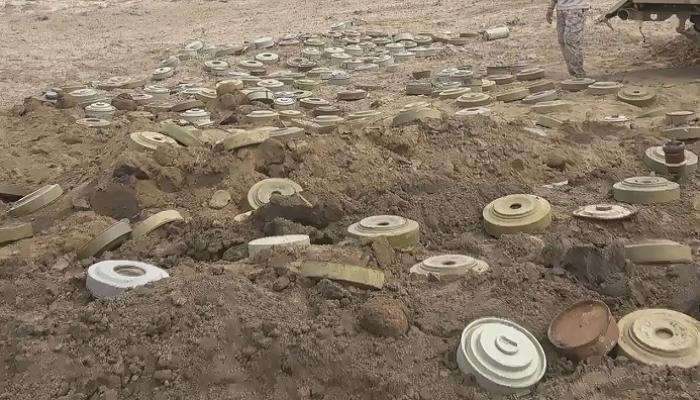 ألغام وعبوات ناسفة زرعتها المليشيات الانقلابية في صعدة - أرشيفية
