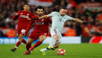 من مباراة ليفربول وبايرن ميونيخ