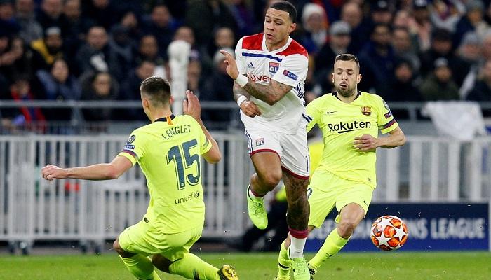 ديباي من مباراة برشلونة