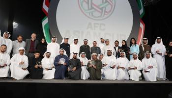 حفل تكريم اللجنة المنظمة للمتطوعين ومجموعات كأس آسيا