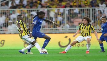 من مباراة الهلال والاتحاد