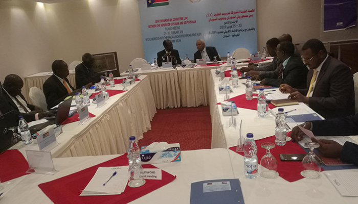 اجتماعات لجنة ترسيم الحدود بين السودان وجنوب السودان