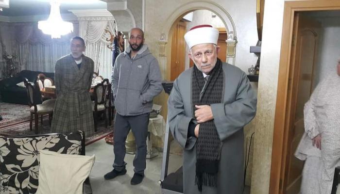 الشيخ سلهب لحظة اعتقاله فجر الأحد