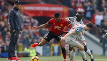 من مباراة مانشستر يونايتد وليفربول