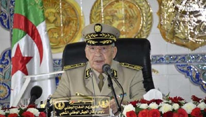 الفريق أحمد قايد صالح رئيس أركان الجيش الجزائري - أرشيفية