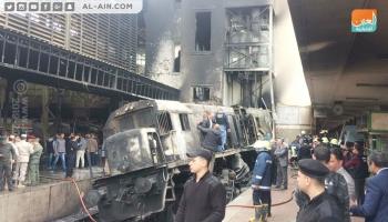 الحادث في محطة قطارات مصر أدى لسقوط ضحايا