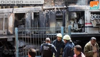 حادث قطار محطة رمسيس بالقاهرة
