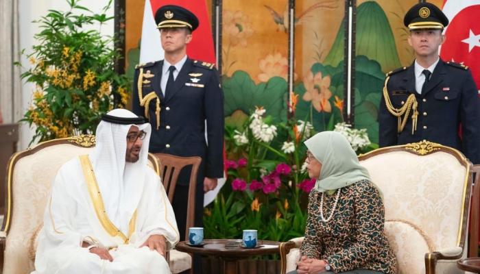الشيخ محمد بن زايد آل نهيان والرئيسة حليمة يعقوب