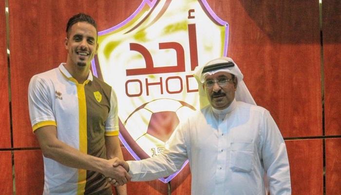 التونسي أيمن بلعيد لاعب أحد السعودي